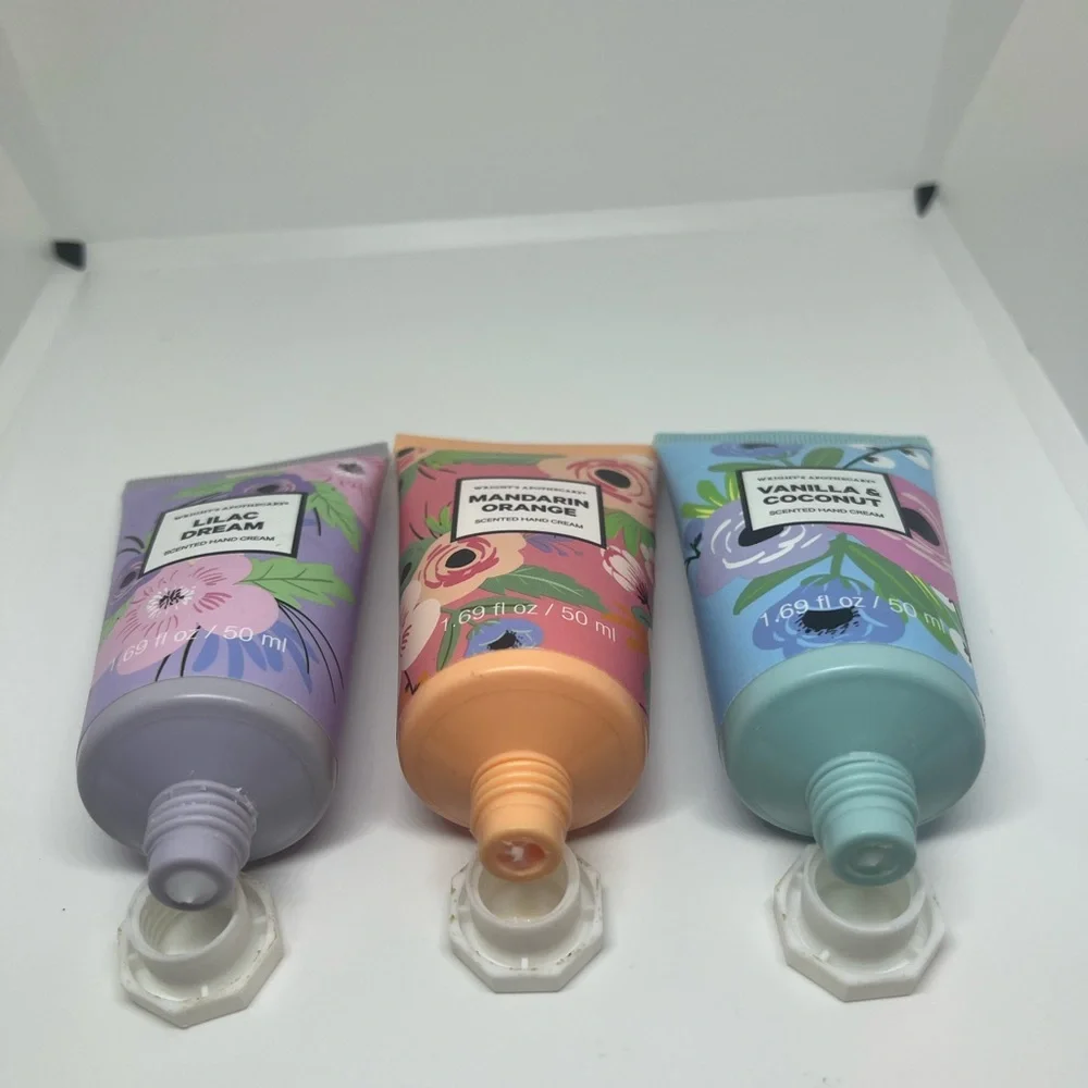 WRIGHTS APOTHECARY HAND CREAM 3 SCENTS-LILAC DREAM,VANILLA&COCONUT,MANDARIN ORAN